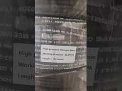 la manguera de goma hidráulica reforzada alambre de 22m m torció en espiral manguera de goma industrial extensible