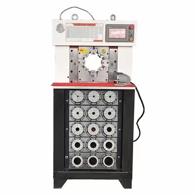 Máquina que prensa de la manguera de la CA de 1500 toneladas fuerza grande de la abertura grande del control del PLC de 3 pulgadas