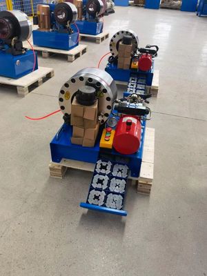 Bajo costo de la manguera 12V del arrugador P16HP 6-51m m de la manguera de la máquina hidráulica ligera de la prensa