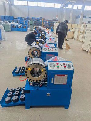 Nuevo arrugador hidráulico bien escogido de la manguera del arrugador Dx68 de la manguera de 60m m 80m m Aircon para la prensa de la tienda