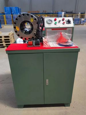 máquina que prensa de la manguera hidráulica de encargo del color 600T 1/4 a 2 pulgadas con el pedal del pie