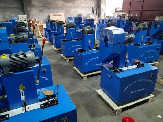 Un buen precio. Fabricación de máquinas de corte de mangueras de caucho con 850*600*1200mm en línea