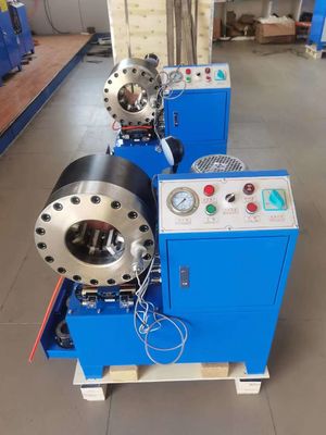 El tamaño es de 730*480*740mm versátil DX68 Máquina de trituración de manguera con 10 juegos de matrices Lograr certificación CE de ajuste perfecto