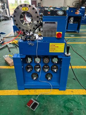 Eficiente y duradero portátil de manguera hidráulicas Crimper rango de acoplamiento 1/4-1.5 pulgadas 6-38mm Máquina de acoplamiento de manguera eléctrica