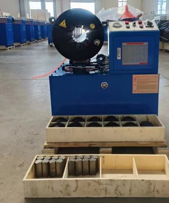Un buen precio. 26Mpa Máquina de recorte de manguera hidráulica en línea