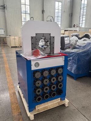 Sistema de control PLC con cambio rápido de moldes Herramientas Máquina de prensado de manguera hidráulica 7.5kw Máquina hidráulica de acoplamiento de manguera
