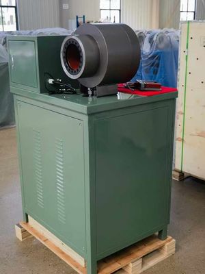 Color verde eléctrico de 2 pulgadas estructura compacta hidráulica de 10 dientes máquina de corte de manguera