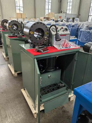 Proceso de forjación Máquina eléctrica semiautomática de trituración de tuberías de manguera hidráulica 10 Máquina de trituración de manguera de manguera
