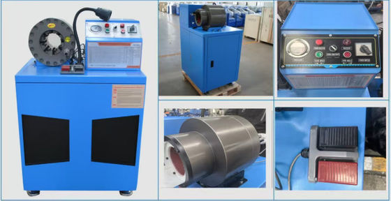 Un buen precio. 10 Muere 500 piezas por hora Máquina portátil de corte de manguera en línea