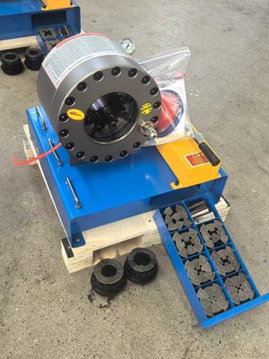 Un buen precio. 2 pulgadas de alta eficiencia de la manguera manual máquina de compresión de manguera de alta presión 600t manguera de prensa de la máquina en línea