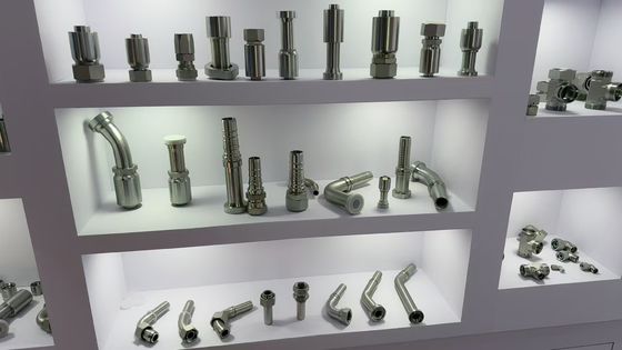 Acopladores rápidos de acero inoxidable masculinos y femeninos con rosca Bsp de acoplamiento de manguera hidráulica de acero inoxidable para diferentes tamaños de 1/4 ′′ recto, 45 °, 90 ° a 1 pulgada