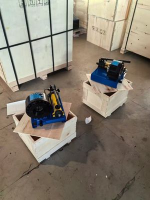 FY-25CSD Herramienta de arrastre hidráulico eléctrico para la máquina de arrastre de manguera manual de FanYing Finn Power Máquina de arrastre de manguera manual China 1/4 -1 pulgadas Arrastador de manguera hidráulica