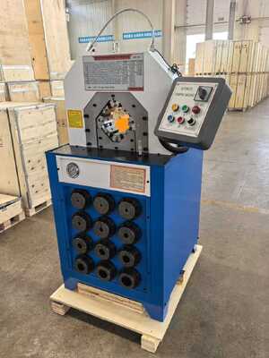 Un buen precio. 3 Inch Hydraulic Hose Crimping Machine with 15 Dies Button Control System and Fast Change Moulds en línea