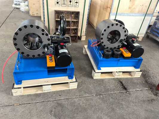 Un buen precio. 12v/24v Máquina portátil de corte de manguera hidráulica con potencia de motor de 3.6KW 10 juegos de matrices y precisión de 0.01 mm para uso de carga de automóviles en línea