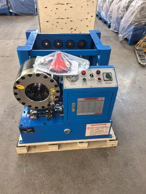 Máquina engastadora de mangueras hidráulicas de 6-51 mm con herramienta de molde de cambio rápido y 10 troqueles intercambiables para engaste versátil