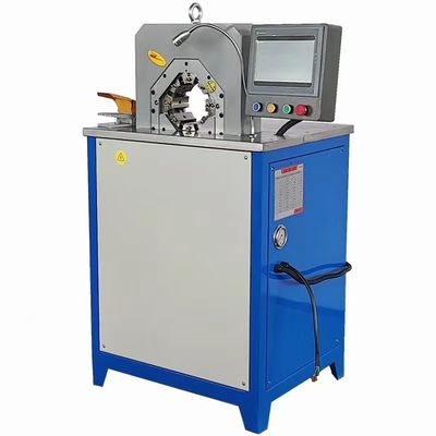 Un buen precio. prensa hidráulica de planchar CBK-51B de la manguera del PLC 4kw de la prensa de la manguera de 6m m en línea