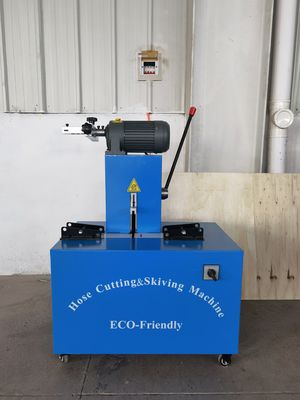 Un buen precio. Máquina hidráulica eléctrica del cortador de la manguera de 2 pulgadas con el diámetro 350*2.8m m de la cuchilla de corte en línea