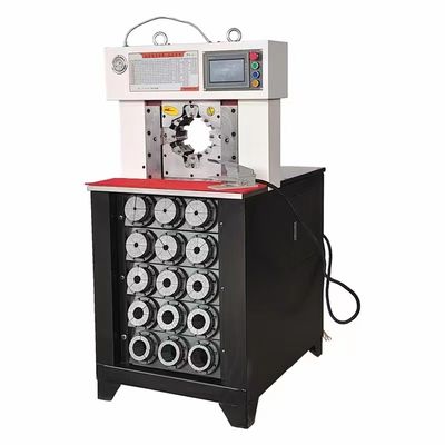 Un buen precio. el equipo automotriz 380v 15 del arrugador de la manguera de la CA 5.5kw fija CBK-120 con la cabeza acuciante fina en línea