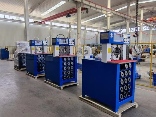 Un buen precio. 3 poder grande CBK-120 del control del CNC del arrugador 5.5KW de la manguera del aire acondicionado de la pulgada en línea
