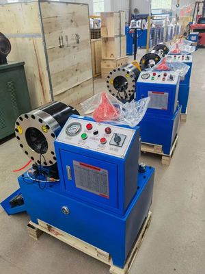Un buen precio. máquina hidráulica de la prensa de la manguera de la máquina de la manguera de 220V que prensa 50HZ DX68 en línea