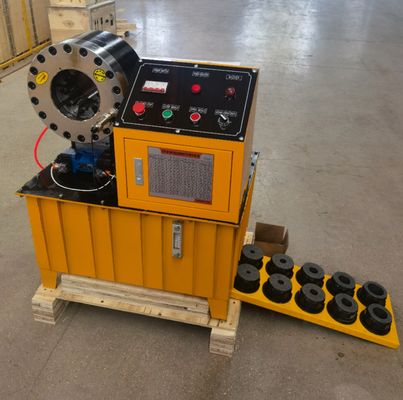 Un buen precio. color hidráulico DX68 de la máquina de la manguera de alta presión de 3kw que prensa 4kw diverso 2 pulgadas en línea