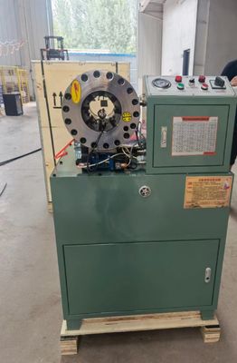 Un buen precio. Arrugador hidráulico manual del tubo de la máquina 3kw de la manguera del freno de la alta precisión que prensa en línea