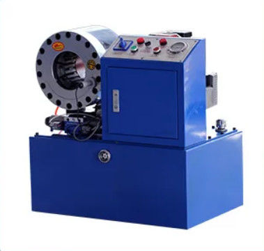 Un buen precio. arrugador de la manguera de la CA de Ton Hydraulic de la máquina 600 de la manguera DX68 de 6-51m m que prensa en línea