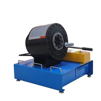 Un buen precio. arrugador hidráulico de la manguera del freno de la herramienta que prensa 10pcs/H de la manguera del manual de 6-51m m en línea