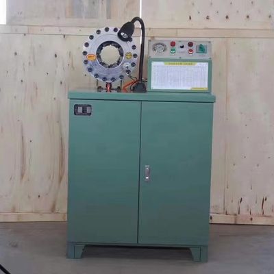Un buen precio. Estructura compacta hidráulica de la máquina de la manguera de 1/8 a 2 pulgadas que prensa en línea