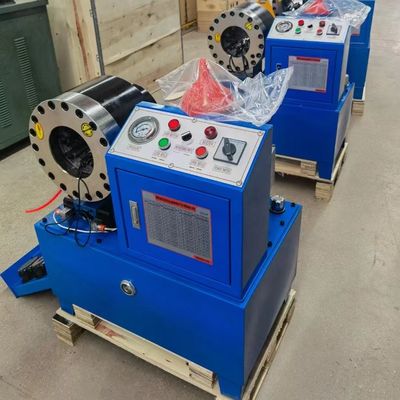 Un buen precio. 2 peso de la máquina 200 Pcs/H 245Kg de la manguera de la pulgada que prensa DX68 en línea
