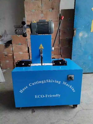 Un buen precio. Máquina de corte de manguera de 850*600*1200mm con sistema de control de botones Material de cuchilla de goma en línea