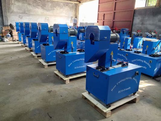 Un buen precio. Máquina de corte de manguera con motor de corte de 2850 RPM para corte de manguera / caucho en línea
