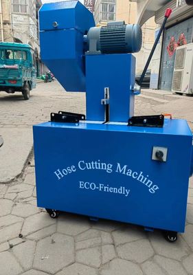 Un buen precio. Máquina de corte de manguera de goma eléctrica Máquina de esquiar con 4 capas y control de botón avanzado 2 pulgadas 6-51 mm Color azul en línea