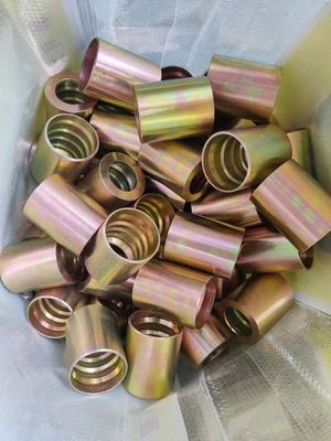 Un buen precio. Materia prima de revestimiento de cobre Acero de carbono con rosca Bsp Accesorios de manguera hidráulica Acero inoxidable acopladores rápidos masculinos femeninos en línea