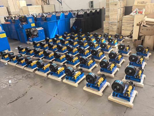 Un buen precio. Máquina de crimpado manual de mangueras de 6-25 mm (1 pulgada) en línea