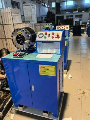Un buen precio. 2 pulgadas eléctricas 6-51mm 10 Dies Gran potencia Máquina portátil de corte de manguera Excavadora de manguera Prensa de herramienta de manguera hidráulica en línea