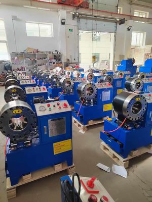 Un buen precio. Control de PLC DX68 Máquina de corte de manguera Máxima apertura 114 mm en línea