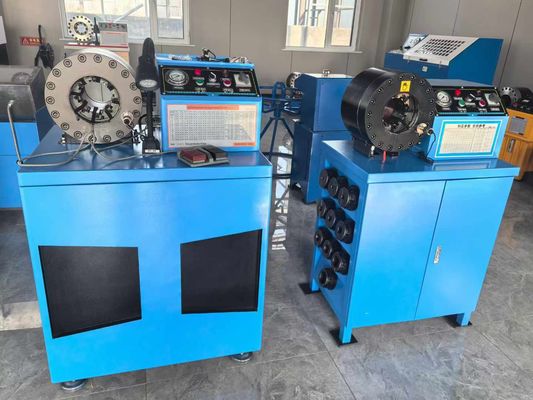 Un buen precio. 6-51mm 10 Diés de manguera coincidente Diés de manguera 500 piezas por hora Máquina portátil de crujido de manguera Crujidor hidráulico de manguera en línea