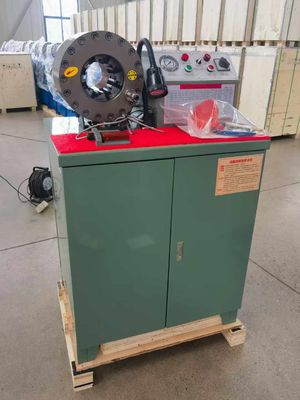 Máquina de trituración de tuberías de manguera hidráulica de estructura compacta 3kw Trituración de manguera hidráulica