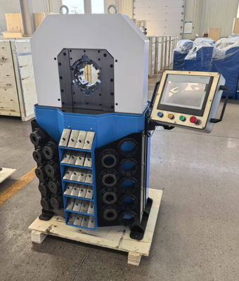 Un buen precio. Robusto 4 pulgadas 16 Muere Rango de Crimping Herramienta de Crimping eléctrica hidráulica 0,01mm de precisión de manguera de caucho en línea