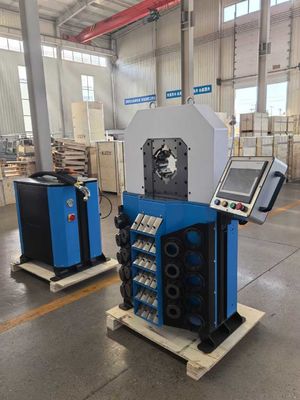 16 Muere agradable colorido y buen diseño 0,01mm precisión manguera máquina de encrucijado de 4 pulgadas de gran capacidad de encrucijado rango eléctrico herramienta de encrucijado hidráulico