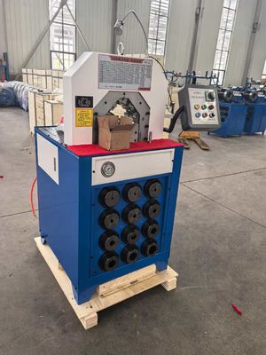 Sistema de control de botones de 3 pulgadas 300 piezas / hora con cambios rápidos de moldes Herramientas Máquina de prensado de manguera hidráulica Prensa de ajuste hidráulica Codo grande