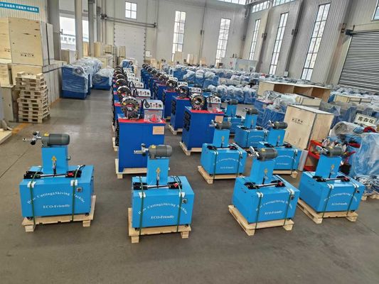 Máquina eléctrica de corte de mangueras de 2 pulgadas y 6 capas con cuchilla