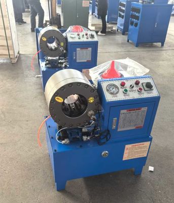 415v 3KW / 4KW DX68 Máquina para recortar la manguera Color azul