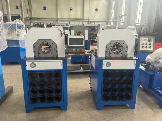 2 pulgadas PLC 5.5kw Máquina de prensado de manguera hidráulica 4kw Prensa de ajuste hidráulica Codo grande CBK-51B