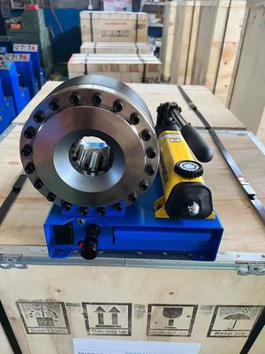 Un buen precio. 1 Inch 6-25mm Rugged Steel Blue Color With 7 Dies Weight Manual Hydraulic Hose Crimping Machine Reliable Performance en línea