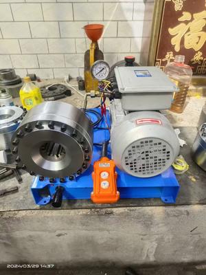 Máquina eléctrica 220V de corte de manguera hidráulica con 2.2KW de potencia y 1 año de garantía para la construcción de acero duradero