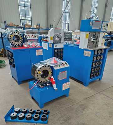 Crimper de manguera hidráulica DX68 con bomba de aceite de 315 bar Presión 220v/240v/380v/415v Opciones de voltaje y 10 dies