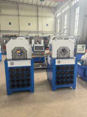 Un buen precio. 3 Inch Hydraulic Hose Crimping Machine with 15 Sets Free Dies and 1250KG Weight for Heavy-Duty Applications en línea