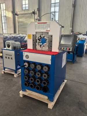 3 pulgadas 6-76 mm Máquina de compresión de manguera hidráulica con 15 matas y molde de cambio rápido para apretar manguera eficiente